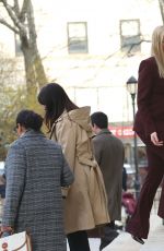 DEBORAH ANN WOLL on the Set of Daredevil: Born Again Season 3 in Brooklyn 04/03/2026