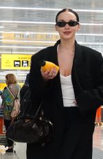 DOVE CAMERON and Damiano David Arrives at Fiumicino Airport in Rome 04/27/2026
