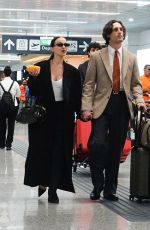 DOVE CAMERON and Damiano David Arrives at Fiumicino Airport in Rome 04/27/2026