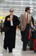 DOVE CAMERON and Damiano David Arrives at Fiumicino Airport in Rome 04/27/2026