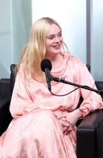 ELLE FANNING at SiriusXM