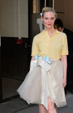ELLE FANNING Leaves ABC Studios in New York City 04/08/2026