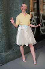 ELLE FANNING Leaves ABC Studios in New York City 04/08/2026