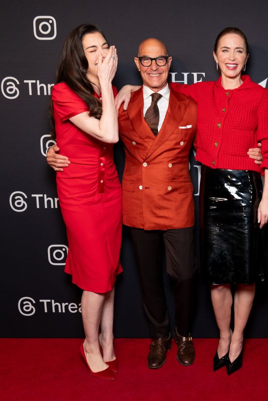 EMILY BLUNT and ANNE HATHAWAY at Instagram & Threads Screening of The Devil Wears Prada 2 in New York 04/28/2026