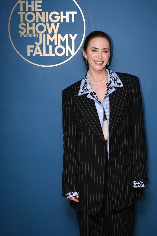 EMILY BLUNT at Tonight Show Starring Jimmy Fallon 04/28/2026