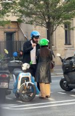 EMILY RATAJKOWSKI and Romain Gavras Out in Paris 04/23/2026