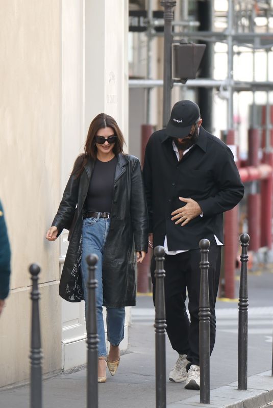 EMILY RATAJKOWSKI and Romain Gavras Out in Paris 04/23/2026