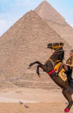 FARRAH ABRAHAM at Great Pyramid of Giza in Egypt 02/26/2026
