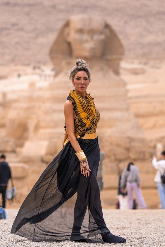 FARRAH ABRAHAM at Great Pyramid of Giza in Egypt 02/26/2026