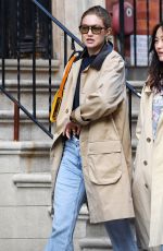 GIGI HADID Out and About in New York City 04/03/2026