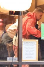 HAILEY and Justin BIEBER at Manpuku Japanese BBQ Restaurant in Los Angeles 04/21/2026