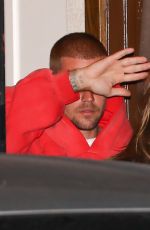 HAILEY and Justin BIEBER at Manpuku Japanese BBQ Restaurant in Los Angeles 04/21/2026
