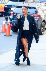 HALLE BAILEY Arrives at CBS Mornings Studio in New York City 04/08/2026