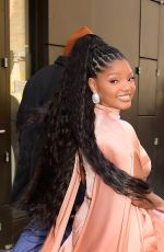 HALLE BAILEY Leaves ABC Studios in New York City 04/07/2026