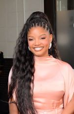 HALLE BAILEY Leaves ABC Studios in New York City 04/07/2026