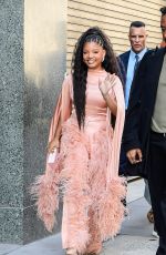 HALLE BAILEY Leaves ABC Studios in New York City 04/07/2026