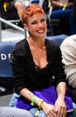 HALSEY at Cleveland Cavaliers vs Los Angeles Lakers Game at Crypto.Com Arena in Los Angeles 03/31/2026