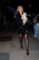 HEIDI KLUM Night Out with Her Dog in New York City 04/08/2026