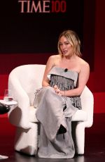 HILARY DUFF at 2026 TIME100 Summit at Jazz at Lincoln Center in New York City 04/22/2026