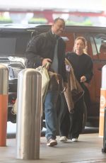 HILARY DUFF Catches a Departing Flight at LAX Airport in Los Angeles 04/28/2026