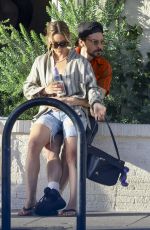 HILARY DUFF Out to Great White Restaurant in Studio City 04/19/2026
