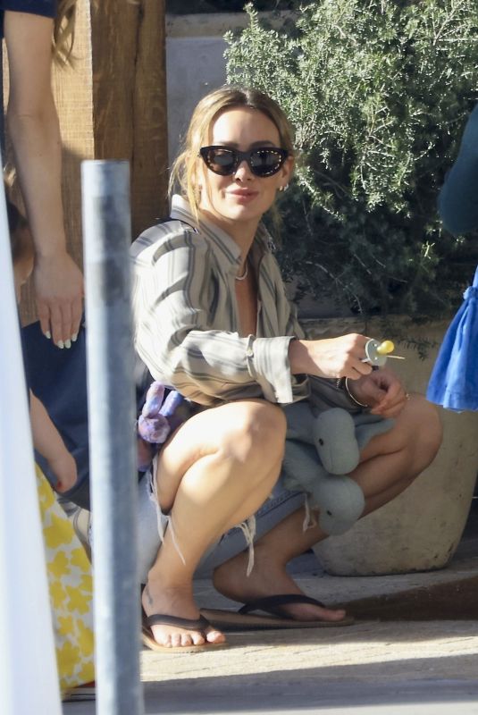 HILARY DUFF Out to Great White Restaurant in Studio City 04/19/2026
