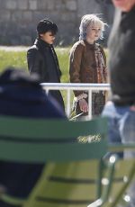 JENNA ORTEGA and EMMA MYERS on the Set of Wednesday Season 3 in Paris 04/21/2026