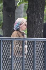 JENNA ORTEGA and EMMA MYERS on the Set of Wednesday Season 3 in Paris 04/21/2026
