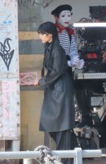 JENNA ORTEGA Filming Scenes for Season 3 of Wednesday in Paris 04/20/2026