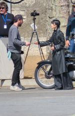 JENNA ORTEGA Filming Scenes for Season 3 of Wednesday in Paris 04/20/2026