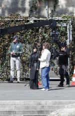 JENNA ORTEGA Filming Scenes for Season 3 of Wednesday in Paris 04/20/2026