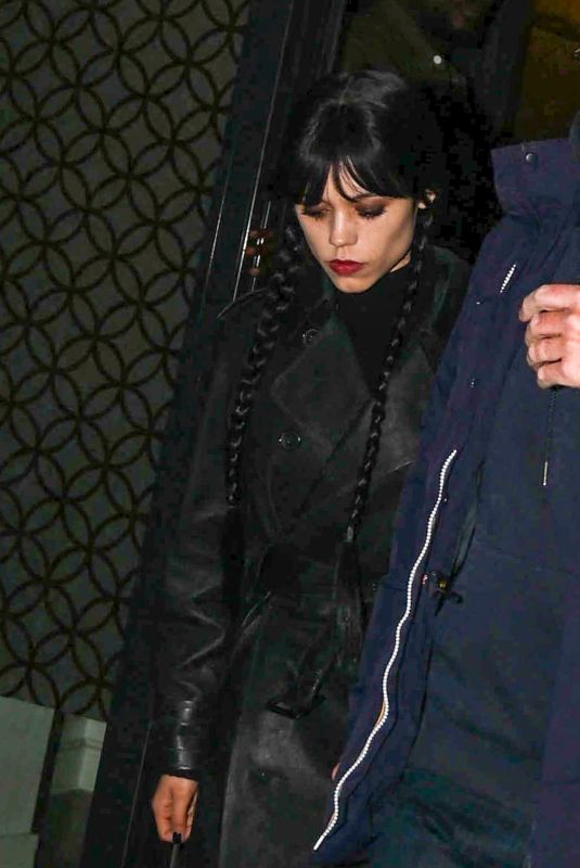 JENNA ORTEGA Leaves Her Hotel in Paris 04/22/2026