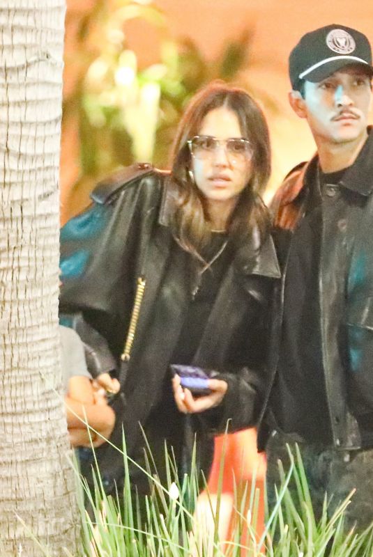 JESSICA ALBA and Danny Ramirez Leaves Dinner at Avra Restaurant in Beverly Hills 04/18/2026