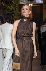 JESSICA CHASTAIN at Ralph Lauren Collection in Milan 04/20/2026