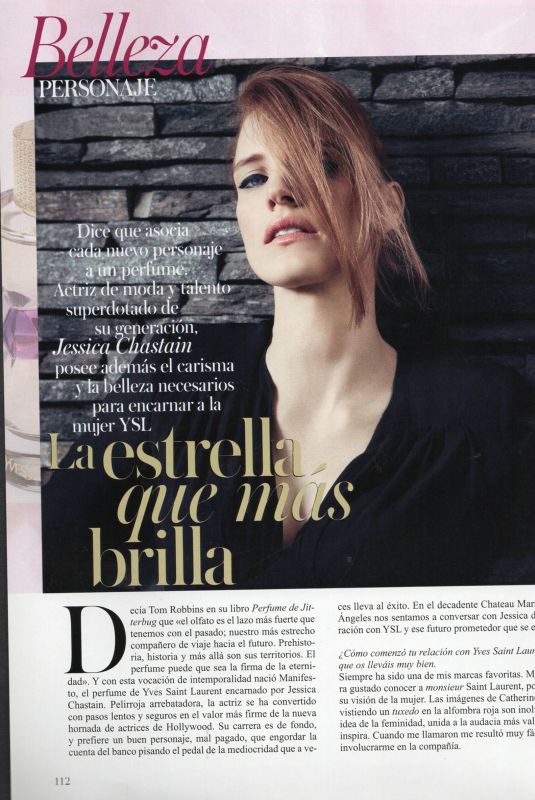 JESSICA CHASTAIN in Vogue Spain, June 2014