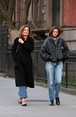 KATIE HOLMES Out with a Friend in Brooklyn, New York 04/07/2026