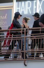 KENDALL and KYLIE JENNER and Timothee Chalamet at Sushi Park in West Hollywood 04/07/2026