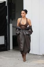 KIM KARDASHIAN at a Morning Photoshoot in Los Angeles 04/06/2026