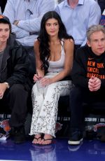 KYLIE JENNER and Timothee Chalamet at N.Y. Knicks vs Atlanta Hawks Game in New York City 04/28/2026