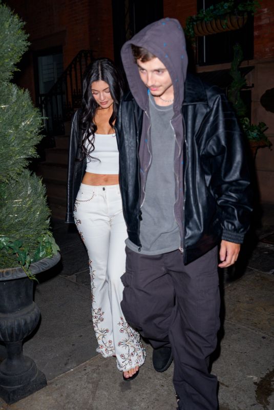 KYLIE JENNER and Timothee Chalamet Leaves 4 Charles Prime Rib in New York City 04/28/2026