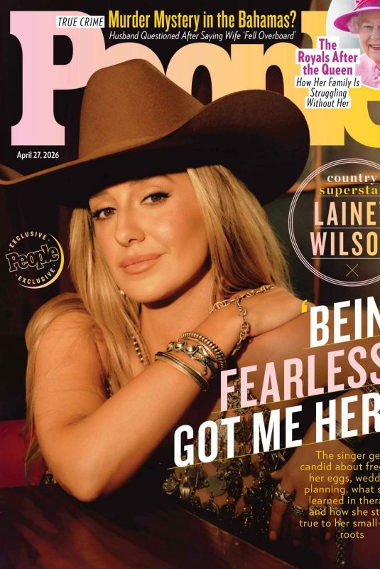 LAINEY WILSON in People USA, April 2026