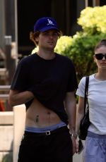 LENI KLUM Ou for Coffee with Aris Rachevsky at Leora in Beverly Hills 04/06/2026