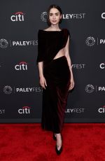 LILY COLLINS at Emily in Paris Screening at PaleyFest LA 2026 at Dolby Theater in Hollywood 04/10/2026