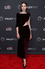 LILY COLLINS at Emily in Paris Screening at PaleyFest LA 2026 at Dolby Theater in Hollywood 04/10/2026
