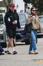 LILY COLLINS Out Shopping at Brentwood Country Mart in Los Angeles 04/13/2026