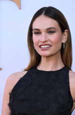 LILY JAMES at The Walt Disney Company