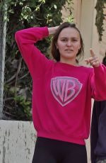 LILY-ROSE DEPP and 070 SHAKE Out and About in Los Angeles 04/17/2026