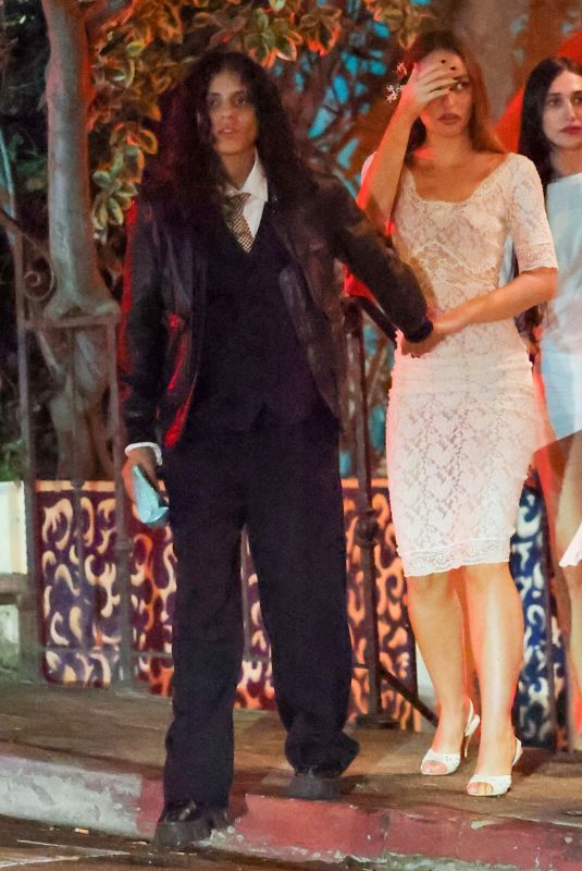 LILY-ROSE DEPP and 070 SHAKE Out for Dinner with Friends in Los Angeles 04/08/2026