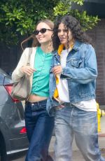 LILY-ROSE DEPP and 070 SHAKE Out Shopping in Los Angeles 04/02/2026