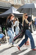 LINDSAY LOHAN and SHAILENE WOODLEY Film on Location for Count Me Lies. 04/01/2026